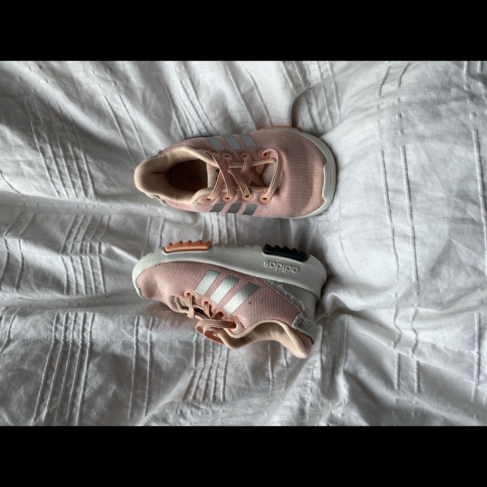 Toddler pink adidas
